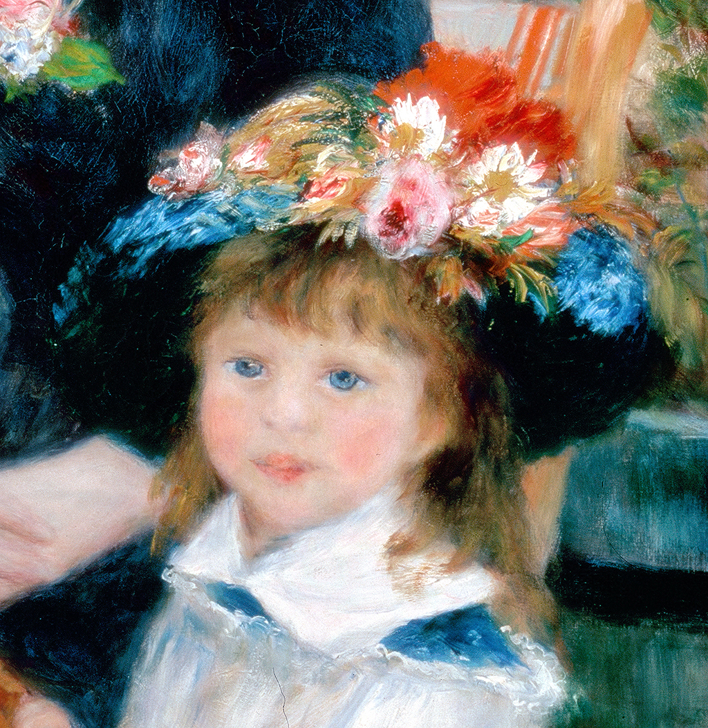 Younger Sister in Detail Pierre-Auguste Renoir